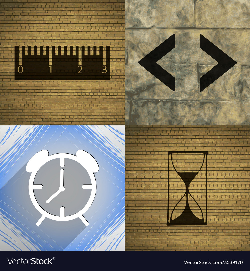 Set of abstract backgrounds with different web