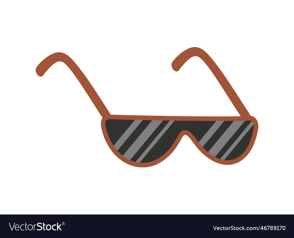 Summer accessory element Royalty Free Vector Image