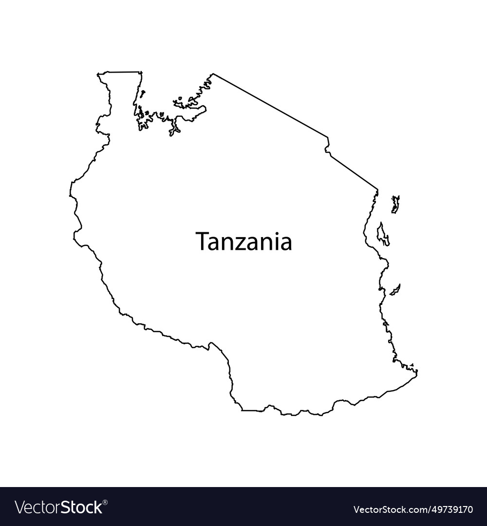 Tanzania map icon