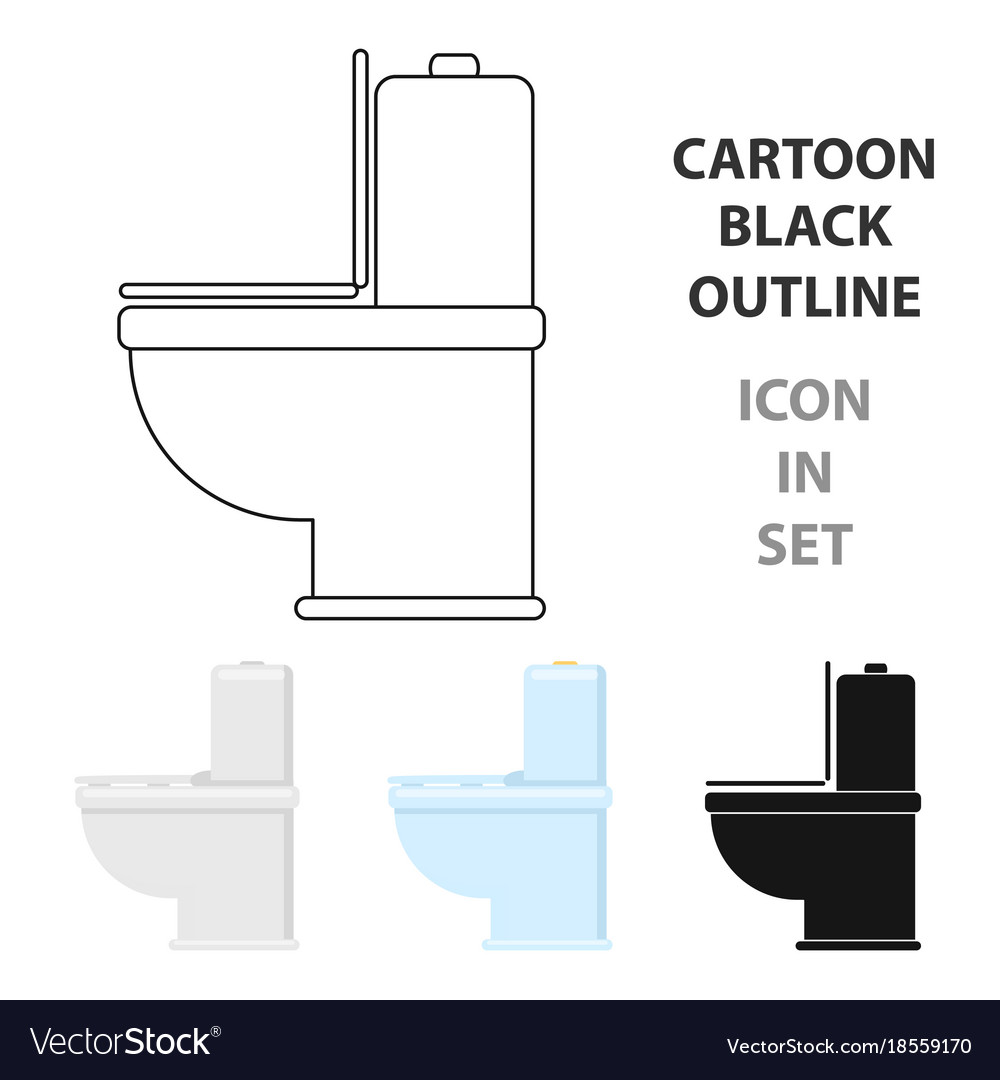 Wc toilet icon of for web