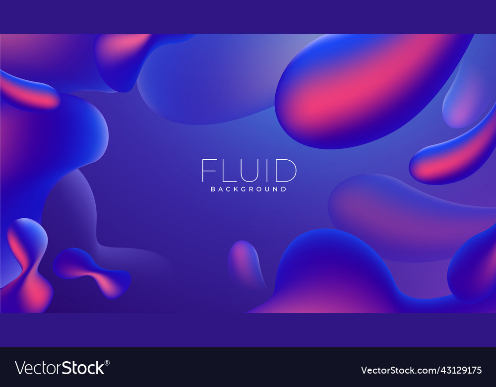 Abstract background gradient floating fluid