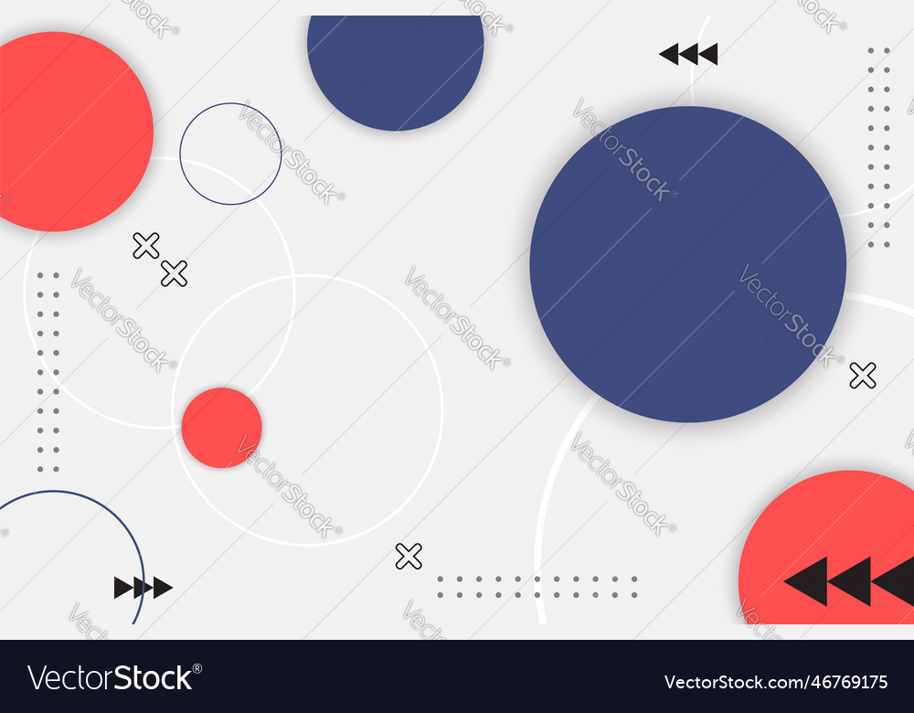 Abstract geometric background design with circle