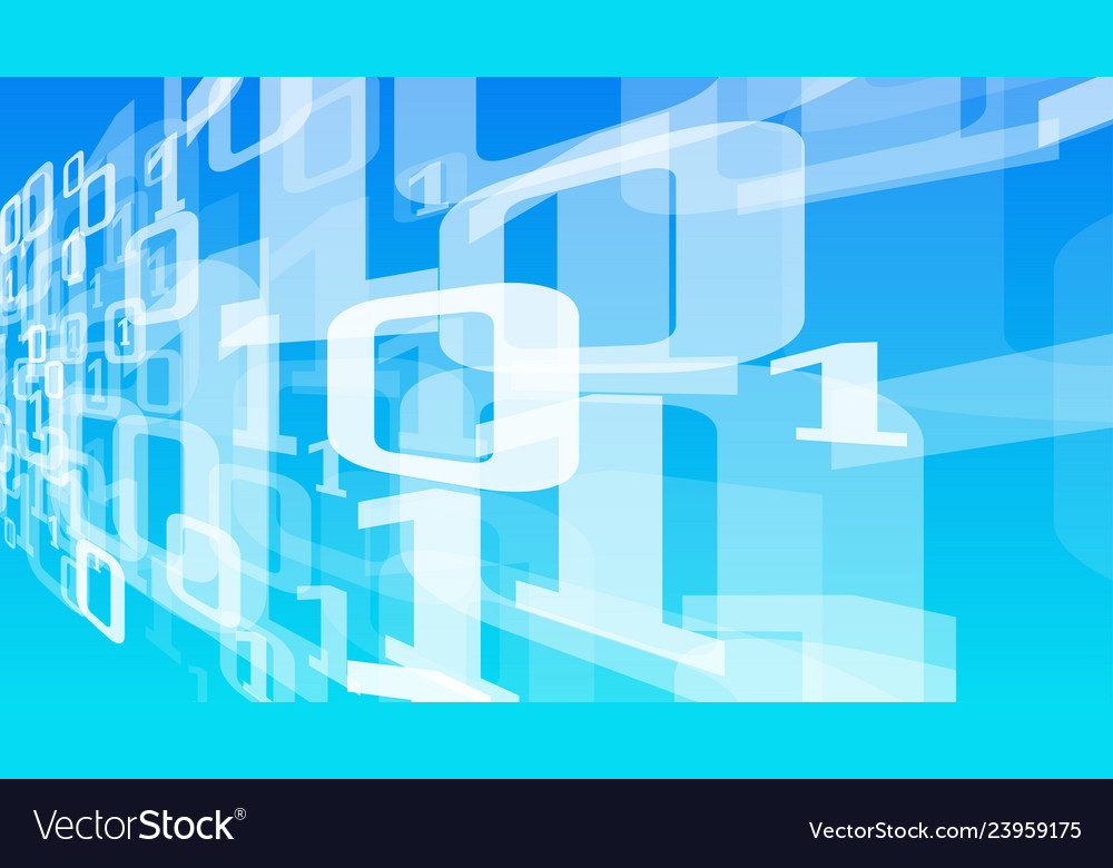Bindcode Stream Big Data Digitale Transformation vector image Bindcode Stream Big Data Digitale Transformation