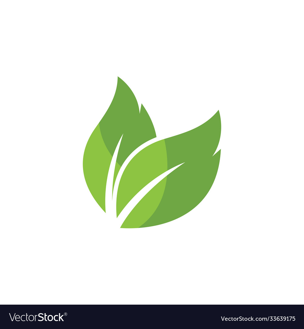 Logos green tree leaf ecology nature element Vector Image