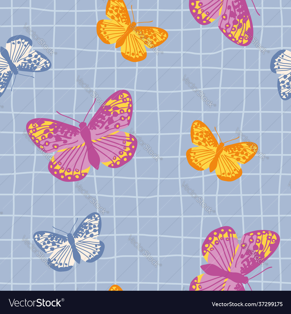 Retro Butterfly Pattern