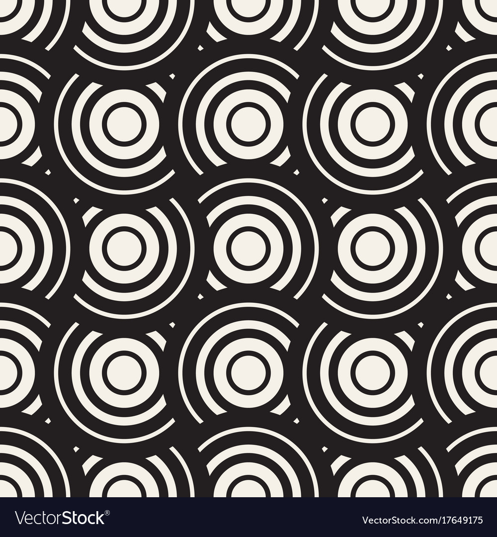Seamless rounded lines pattern abstract