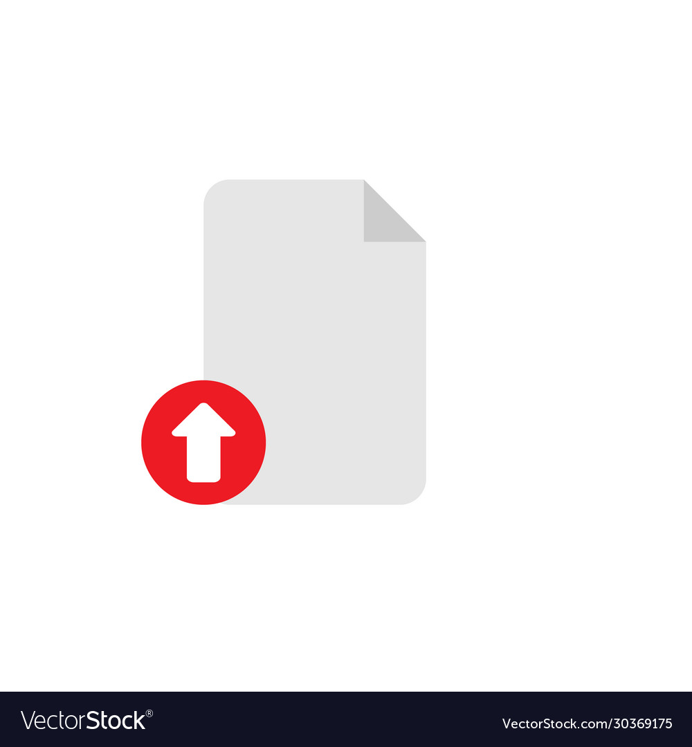 Upload page simple modern icon design