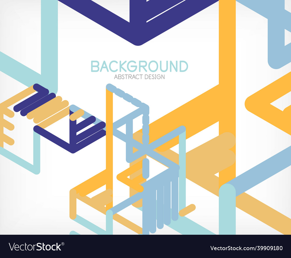 Abstract background color lines on white