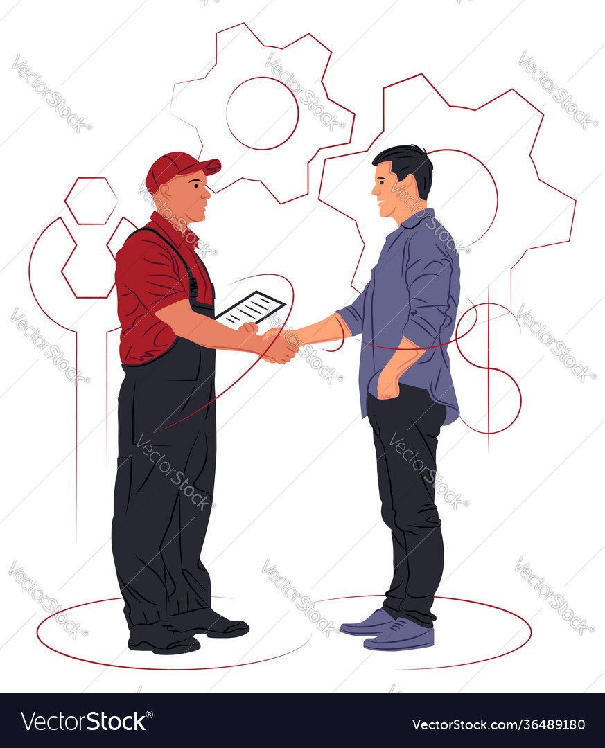 Agreement in shadow sharp lines style