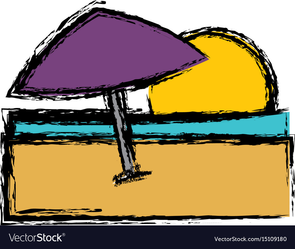 Beach parasol icon Royalty Free Vector Image - VectorStock