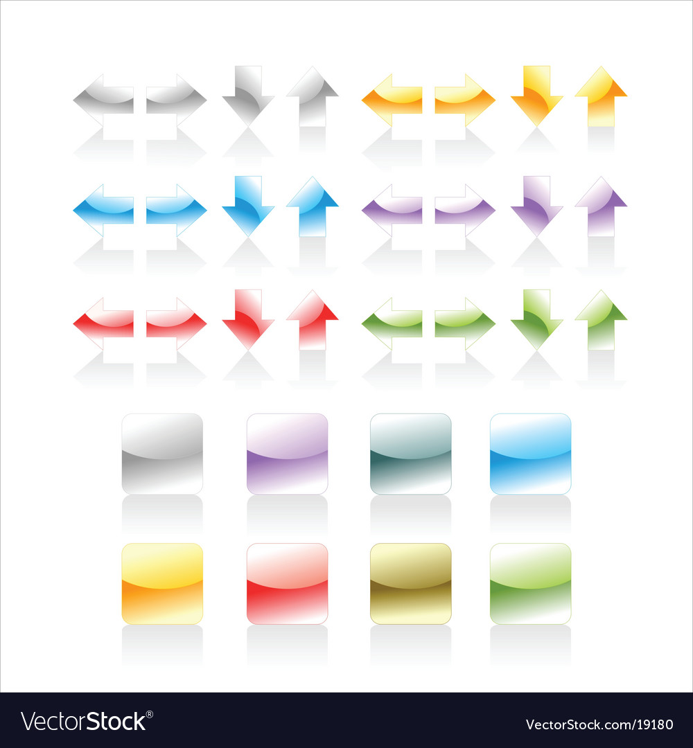 Colorful Web Buttons Set