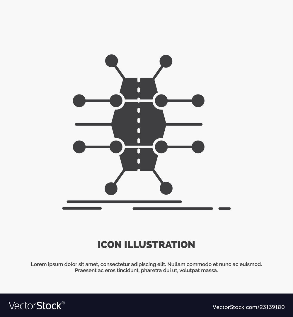 Distribution grid infrastructure network smart Vector Image Distribution grid infrastructure network smart