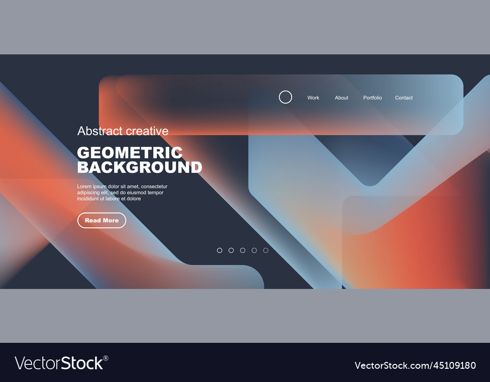 Fluid gradient triangles landing page background