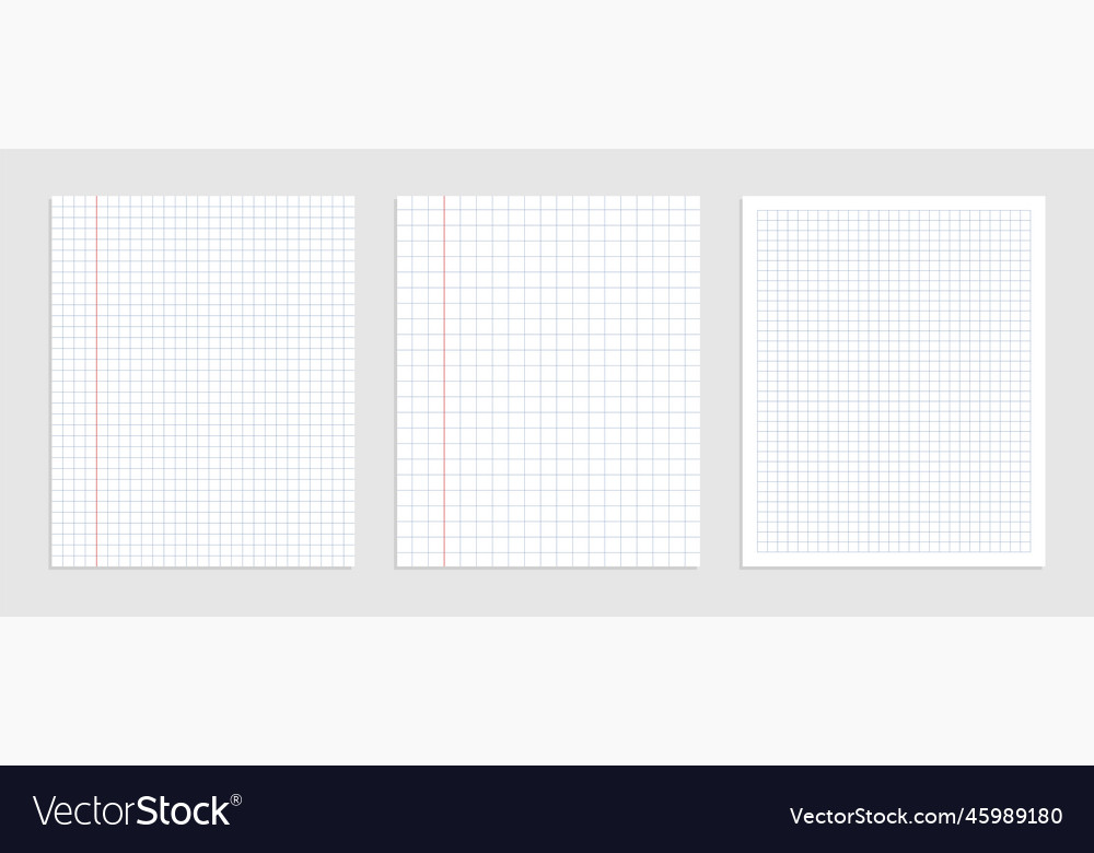 Graphical blank paper sheet set for data
