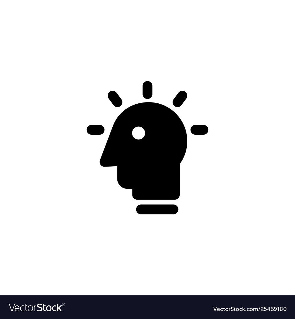 Idea bulb icon vector image Idea bulb icon