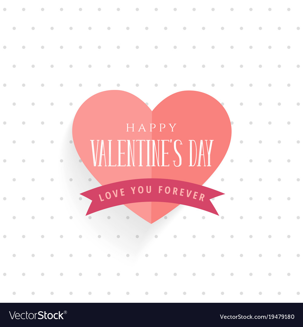 Nice valentines day greeting design in origami