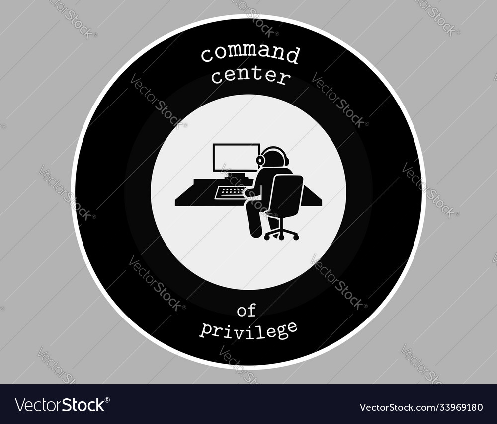Office sign - command center privilege