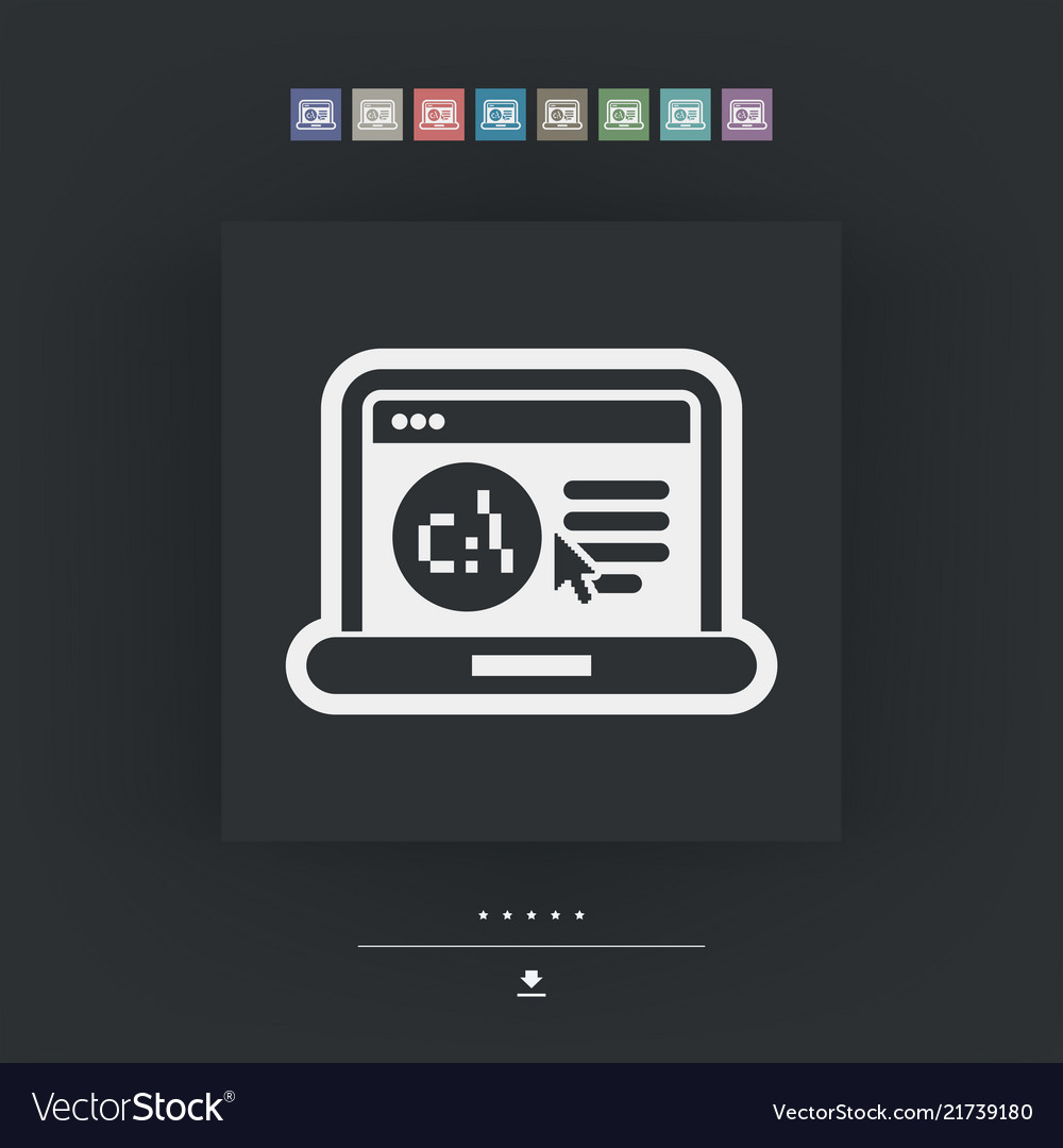 Software language webpage icon