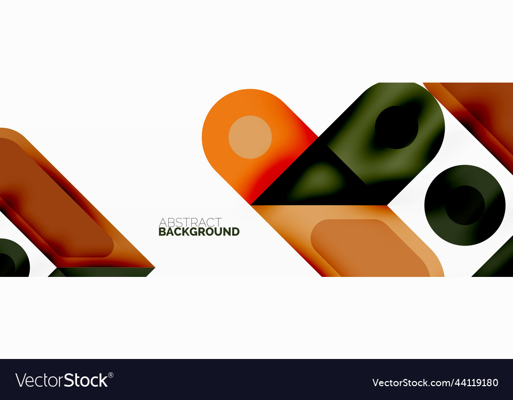 Square and circle minimal abstract background Vector Image Square and circle minimal abstract background