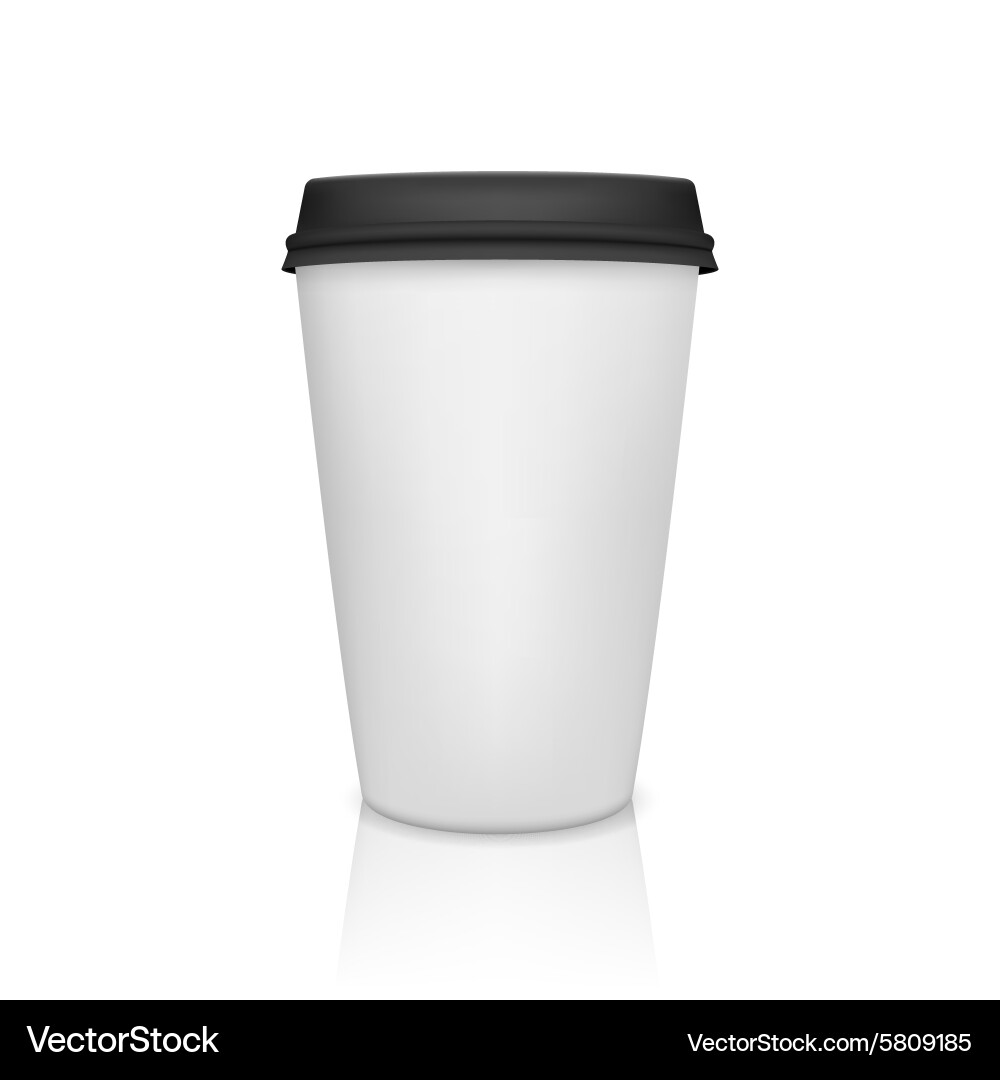 Coffee cup isolated Royalty Free Vector Image - VectorStock