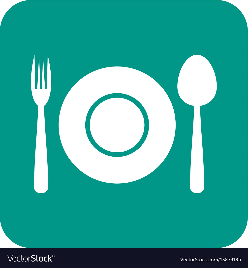 Dinner plate Royalty Free Vector Image - VectorStock