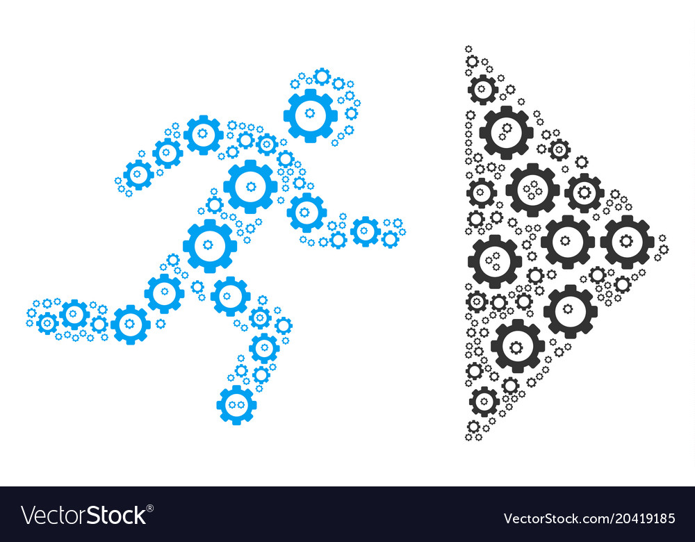 Exit direction composition of cog