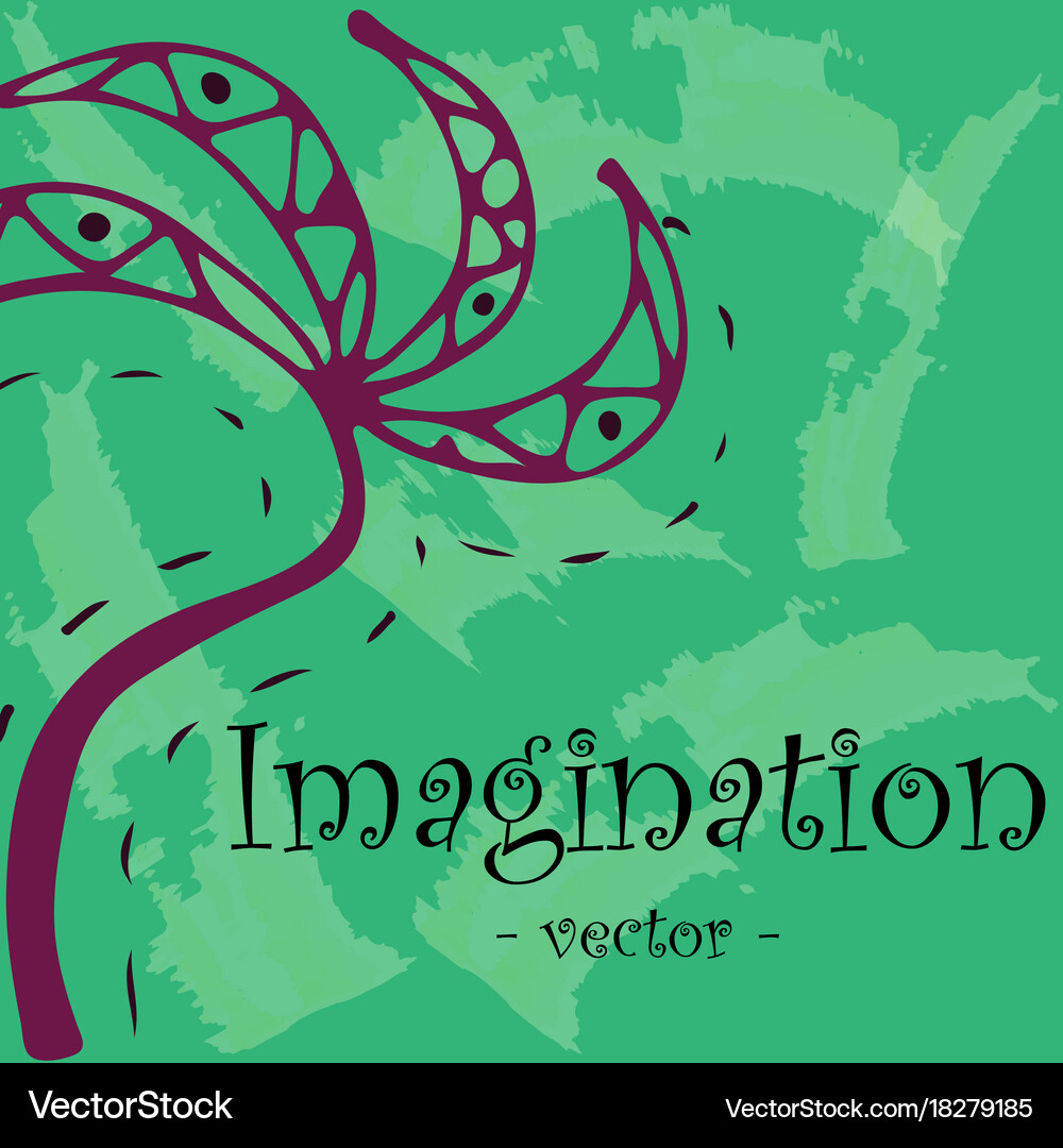 Fantasy hand-drawn seamless pattern Royalty Free Vector