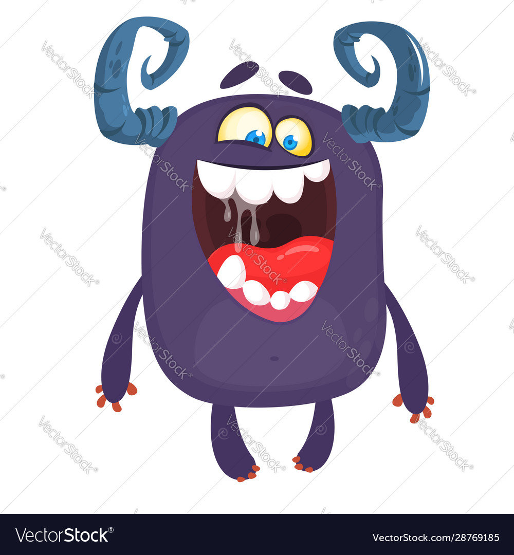 Lustiger Cartoon Monster halloween