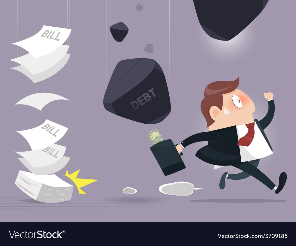 Man Running from Bills