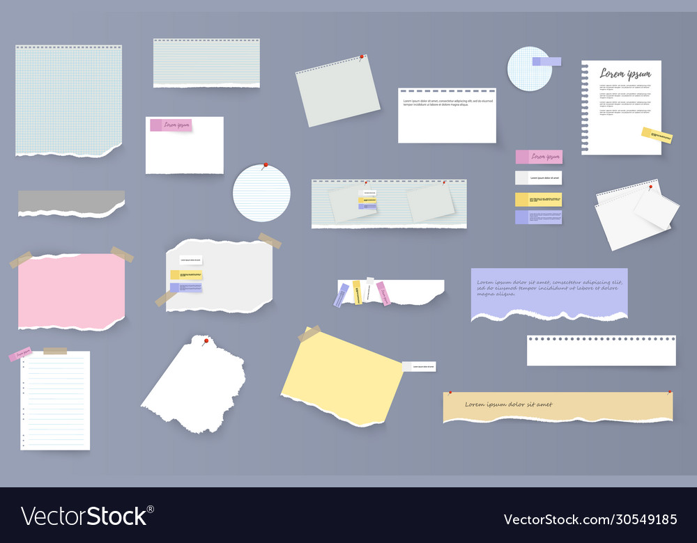 Torn sheets notebook