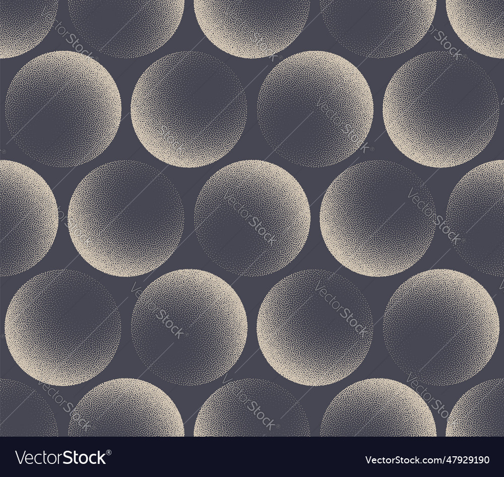 1960s Graphic Retro Styled Seamless Pattern Dot Vector Image 1960s Graphic Retro Styled Seamless Pattern Dot Vector Image