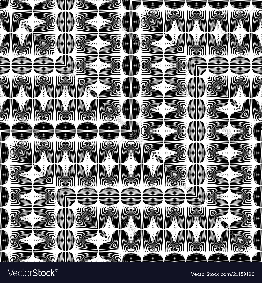 Design seamless monochrome zigzag pattern Vector Image Design seamless monochrome zigzag pattern