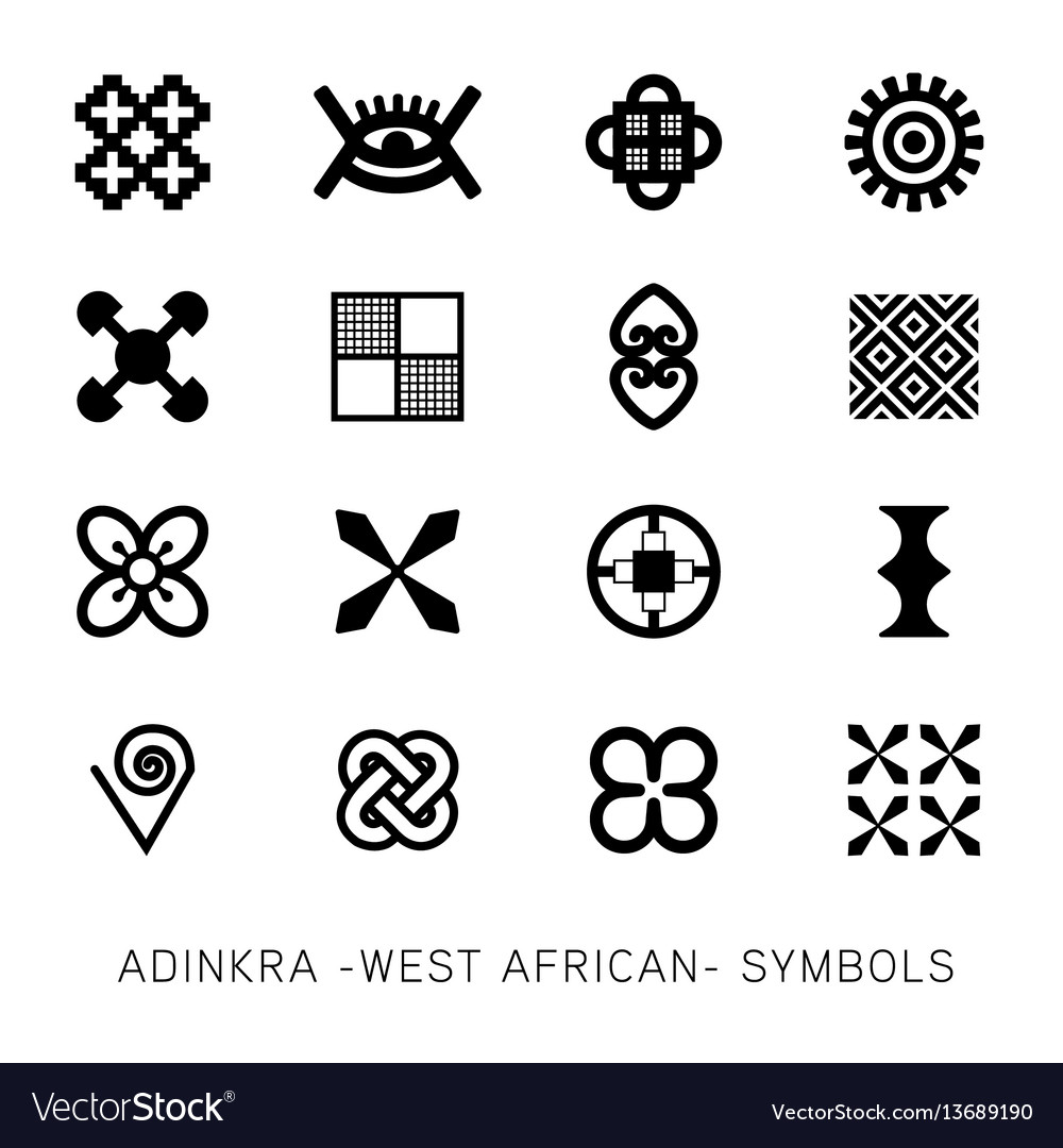 Símbolos Africanos Adinkra Tecido Logotipo Isolado Fundo, 54% OFF