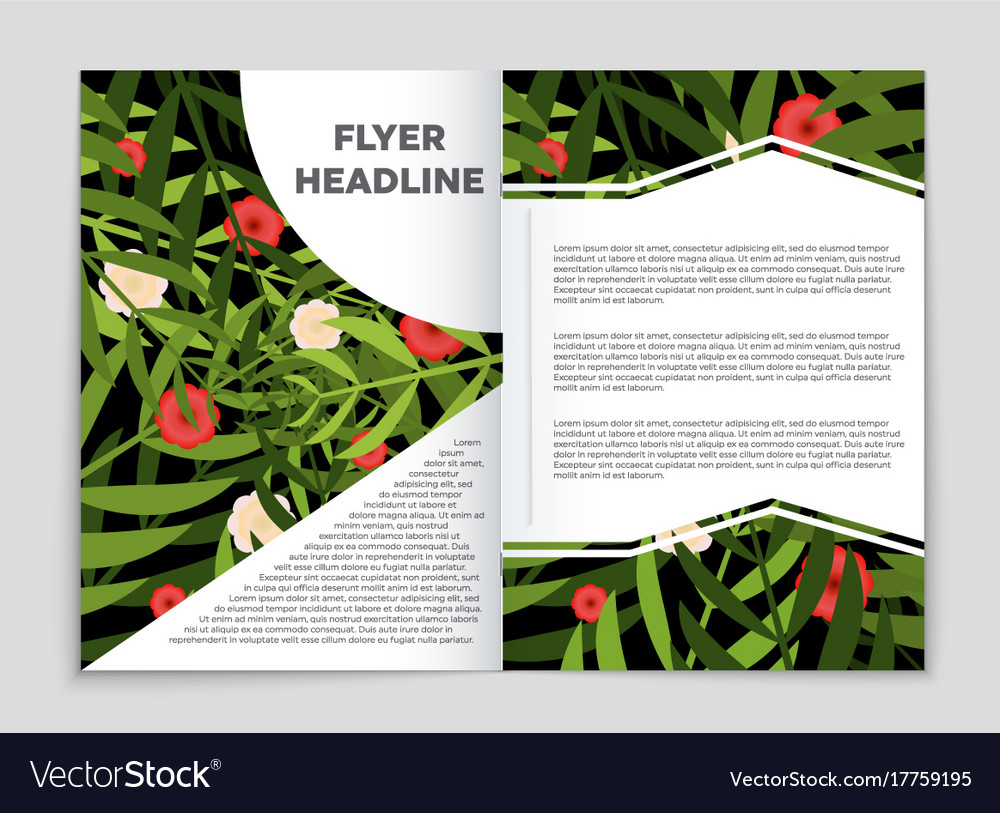 Abstract layout background set for art
