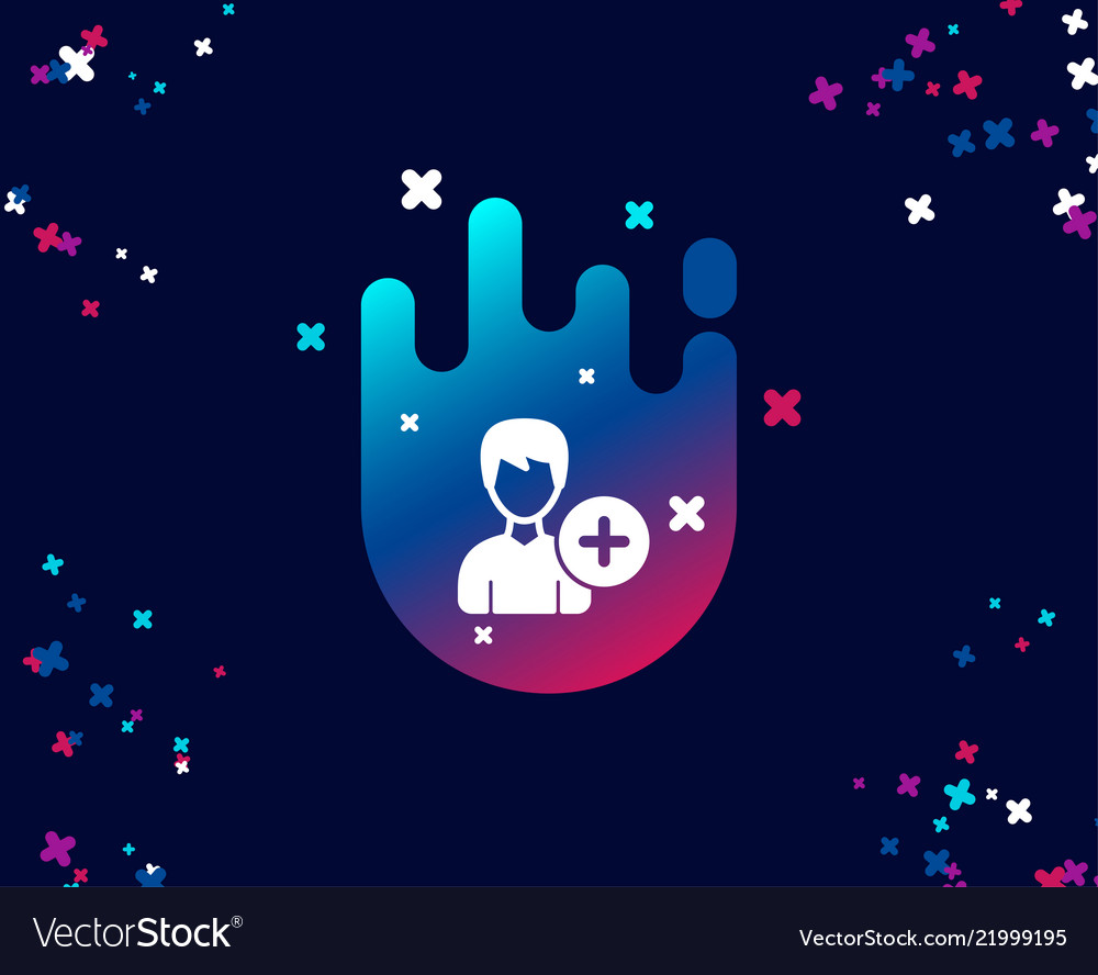 Add user simple icon profile avatar sign