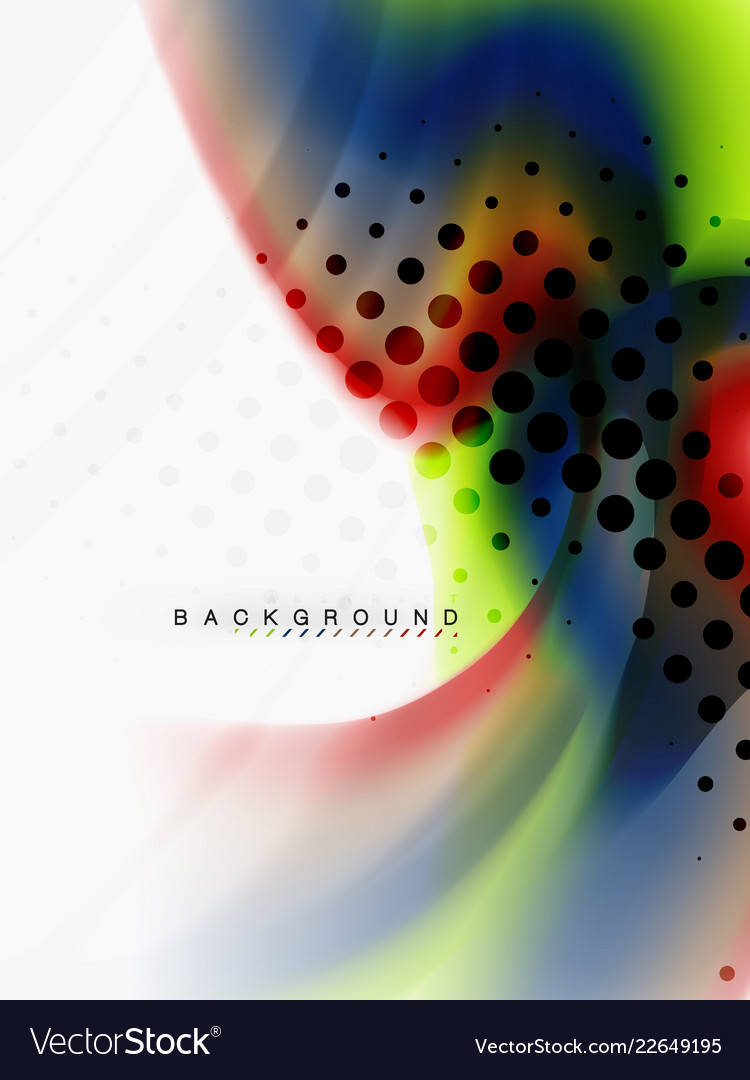 Background abstract color flow liquid design Vector Image Background abstract color flow liquid design