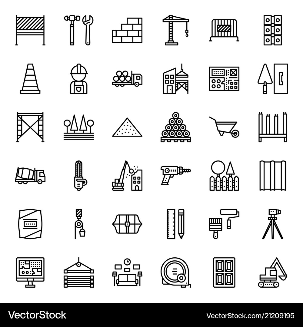 Construction Royalty Free Vector Image - VectorStock