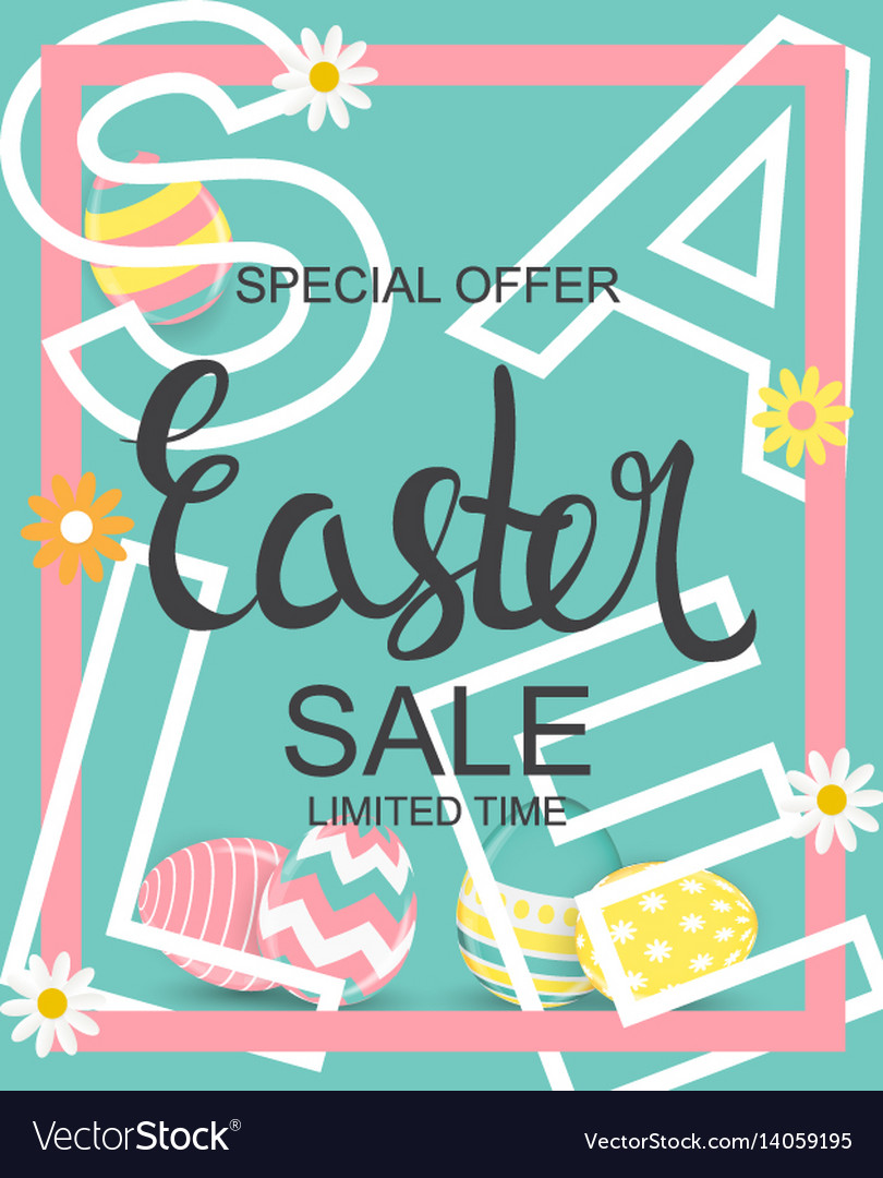 Happy easter spring holiday background