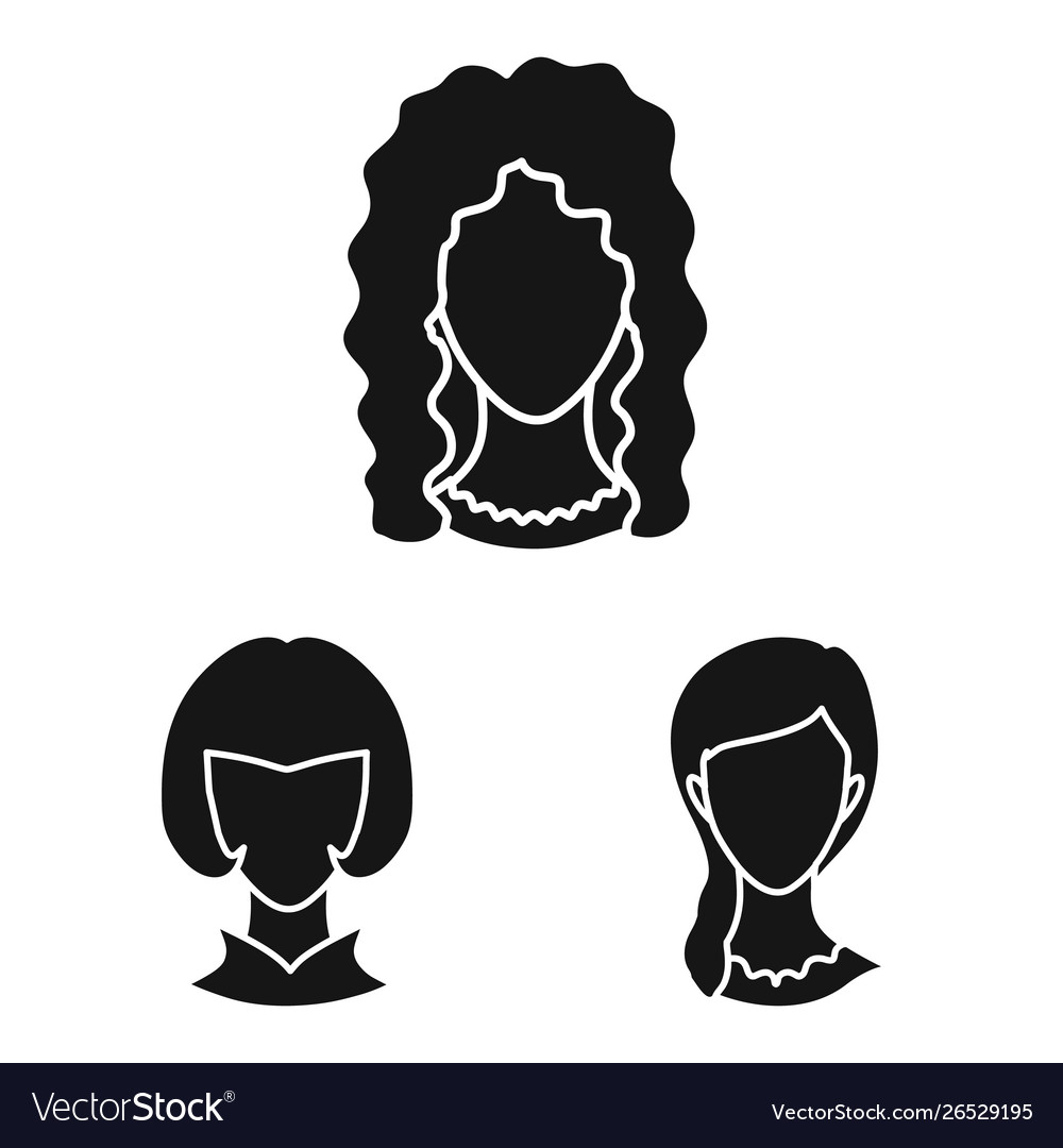 Isolated object character and profile sign set