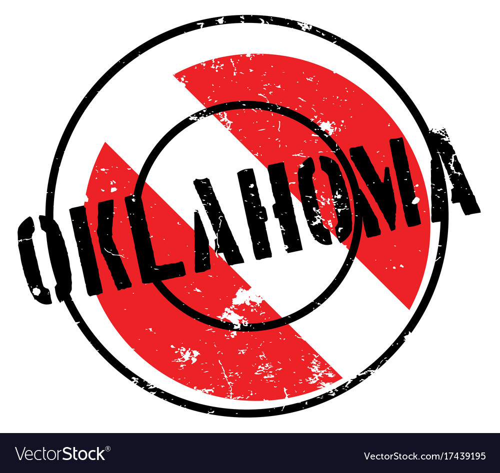 Oklahoma rubber stamp Royalty Free Vector Image