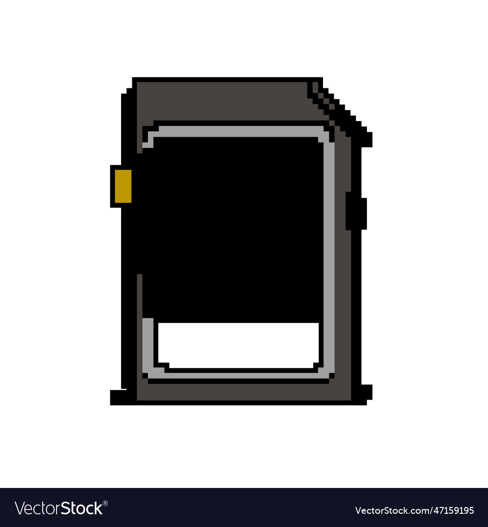 Sim memory card game pixel art