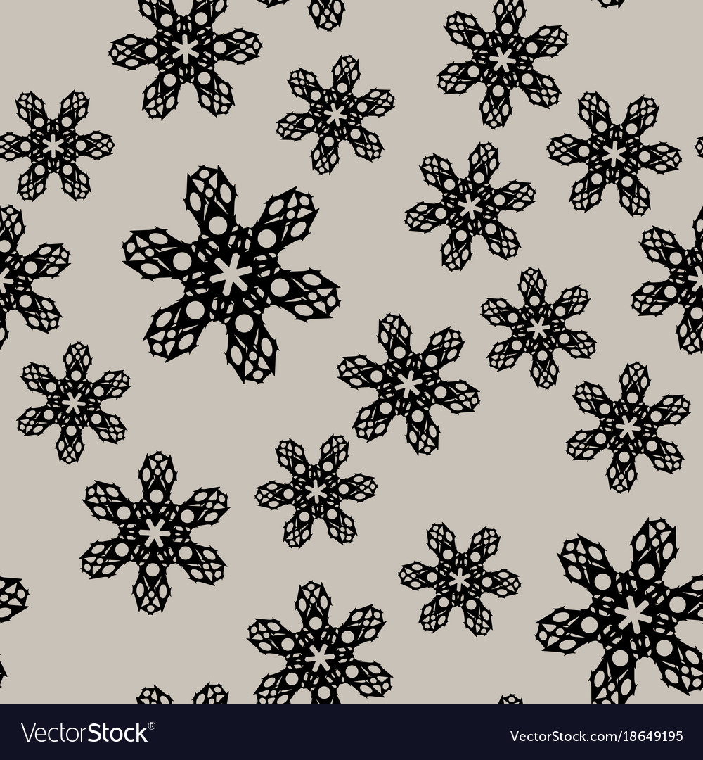 Snowflake pattern seamless