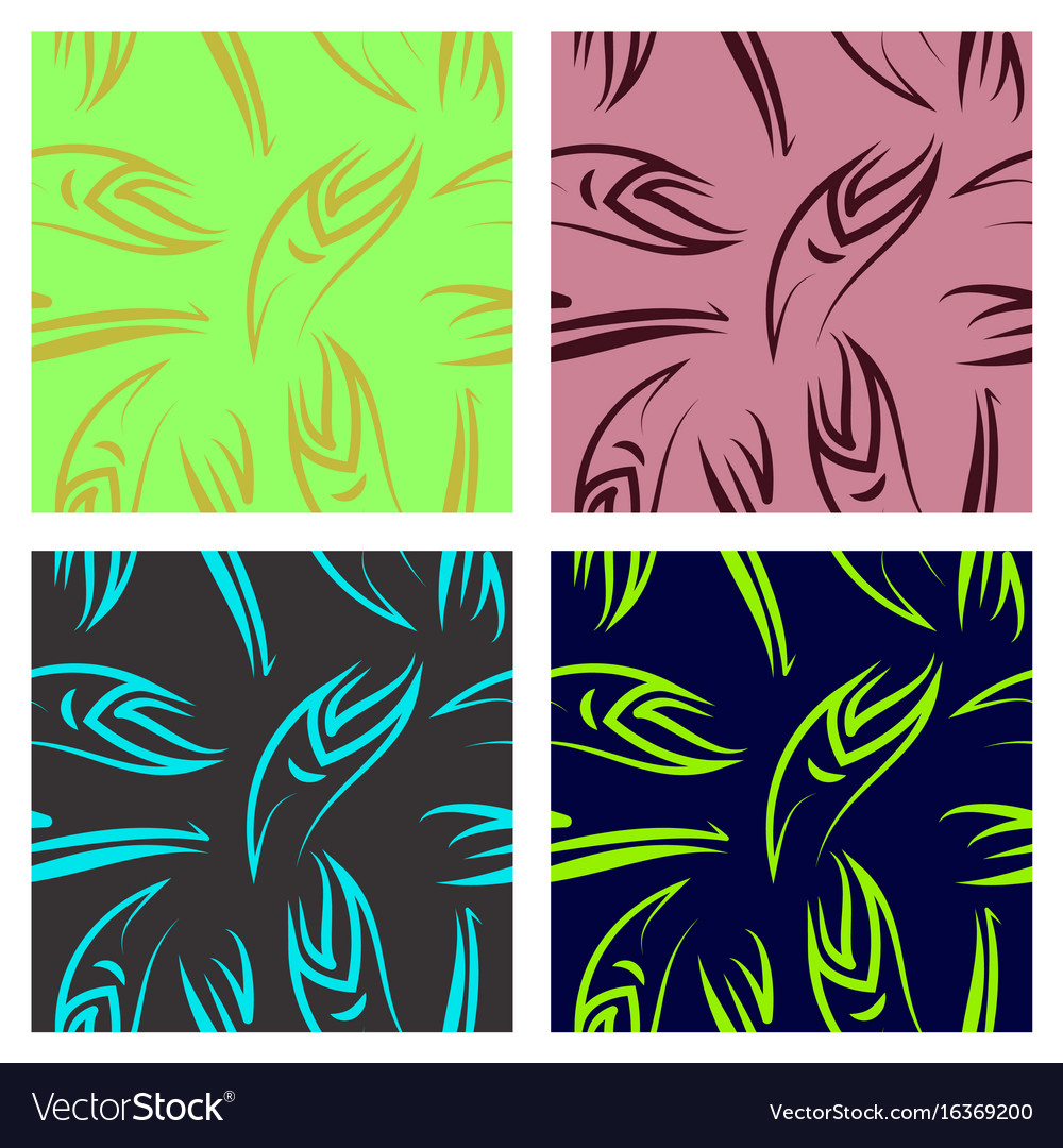 Assembly of patterns in striped style