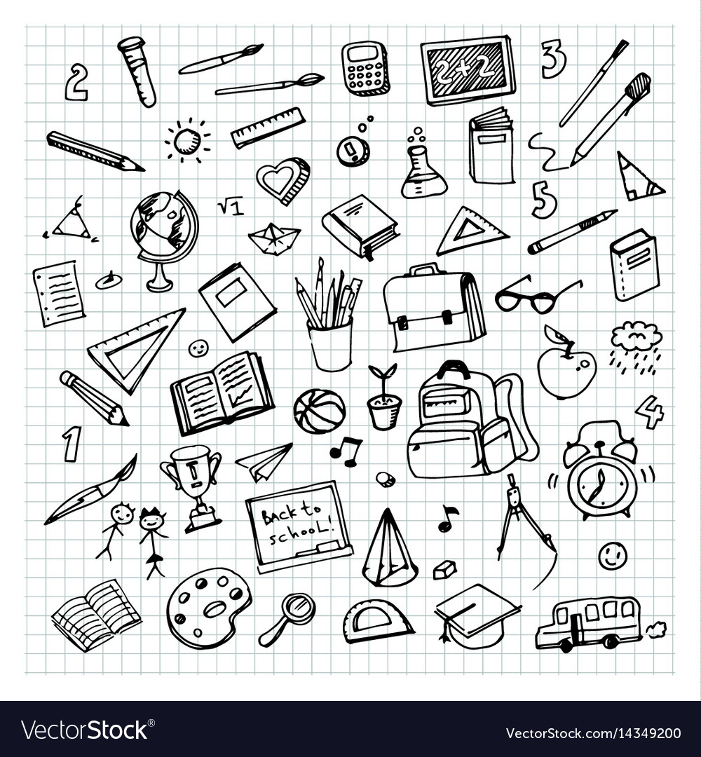 Back to school Royalty Free Vector Image - VectorStock