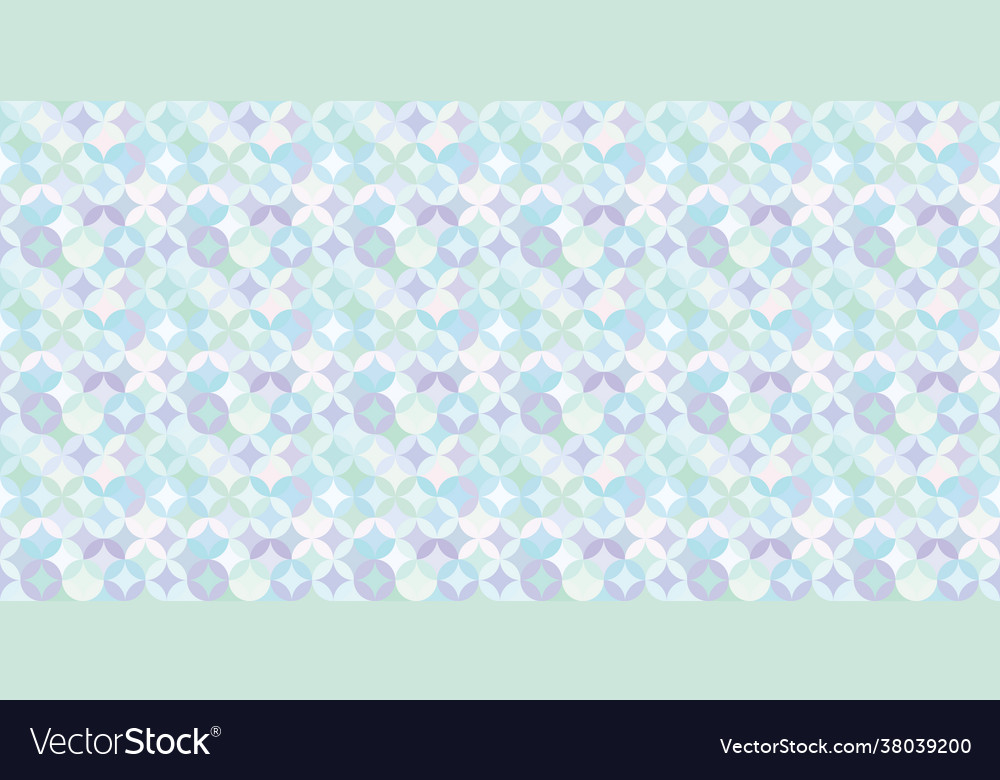 Blue mosaic seamless repeat pattern background