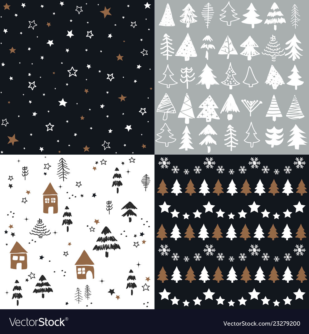 Christmas pattern set