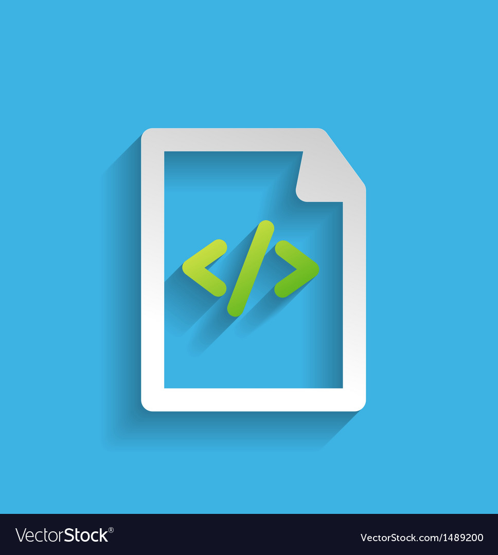 File program flat icon