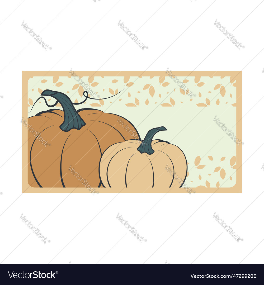 Horizontal rectangular print template invitation vector image Horizontal rectangular print template invitation