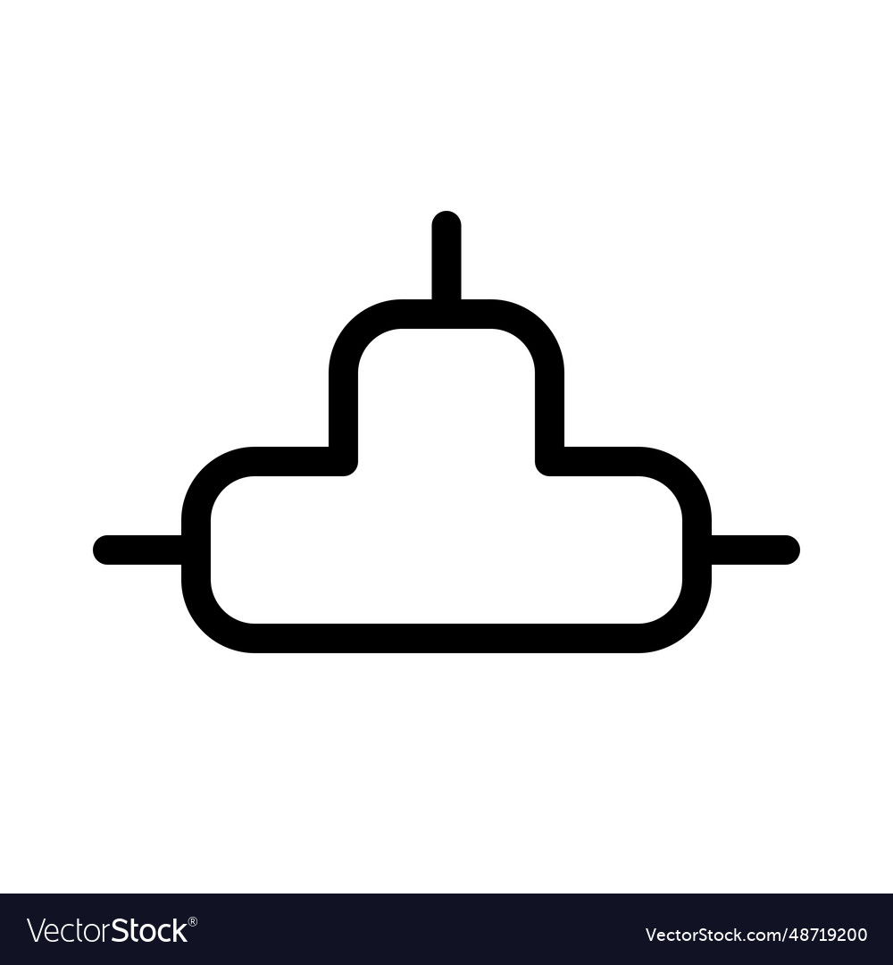 Integration hub three way isolated on a white