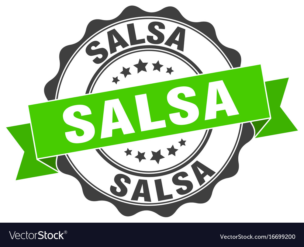 Salsa stamp sign seal